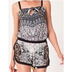 HALE BOB CABANA HANDKERCHIEF SHORT ROMPER SIZE SMALL